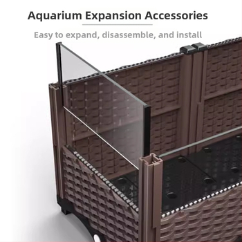 Разплодно жилище за костенурки със страничен панел от неръждаема стомана и закалено стъкло, 3C сертифициран