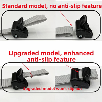 Комплект аксесоари за детска количка: дебели презрамки, регулируема лента за облегалката и универсални катарами за чадър колички