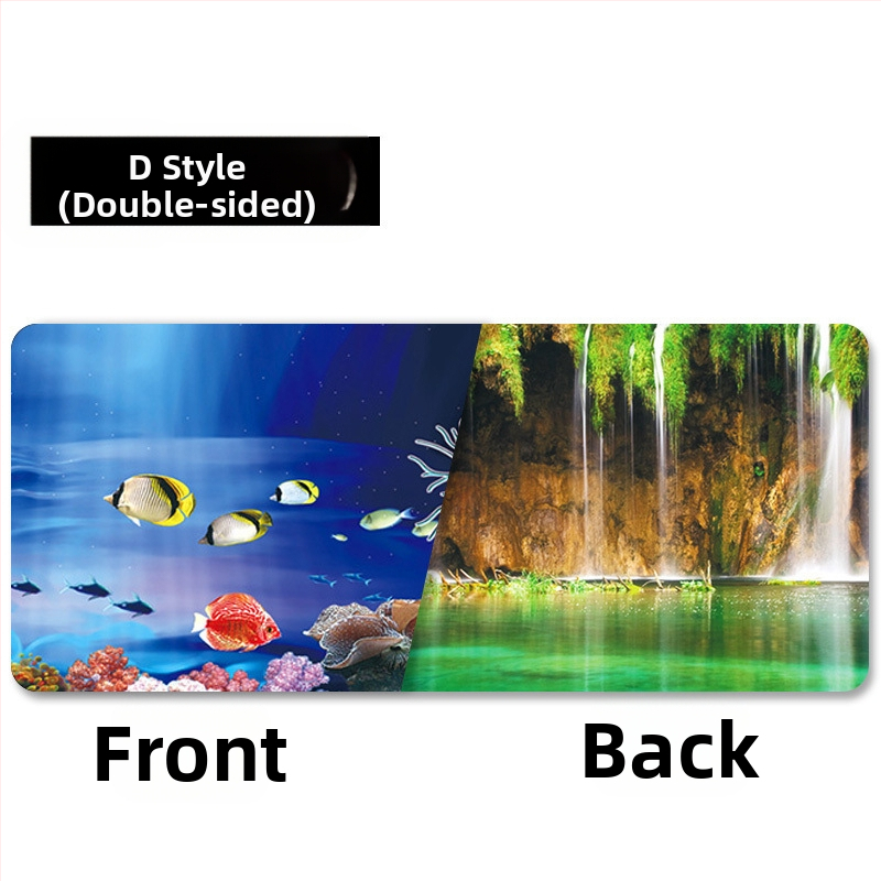 Akvariumo fono sienos menas – HD 3D sienų paveikslas ant popieriaus, lipdukas akvariumo dekoravimui; Nėra importuotas; Prekės ženklas: Strong merchants