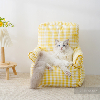 Котешко гнездо от плат Meow Fairy, свалящо се и лесно за пране, подходящо за котки