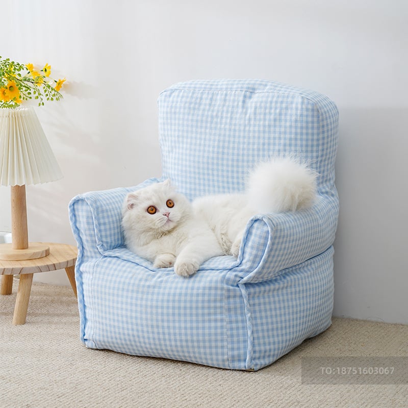 Котешко гнездо от плат Meow Fairy, свалящо се и лесно за пране, подходящо за котки
