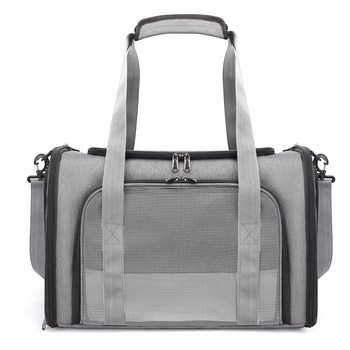 Τσάντα μεταφοράς κατοικίδιων - αναπνεύσιμη εξωτερική θήκη για γάτες και μικρού/μεσαίου μεγέθους σκύλους, ύφασμα Oxford, με αντίθετο χρωματικό μοτίβο