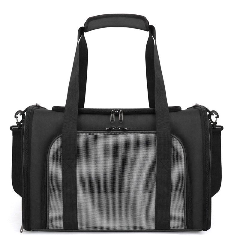 Τσάντα μεταφοράς κατοικίδιων - αναπνεύσιμη εξωτερική θήκη για γάτες και μικρού/μεσαίου μεγέθους σκύλους, ύφασμα Oxford, με αντίθετο χρωματικό μοτίβο