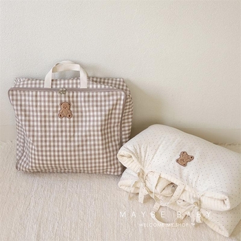 Τσάντα αποθήκευσης κουβερτών για νηπιαγωγείο – καμβάς, πολυλειτουργική, εθνικό στυλ