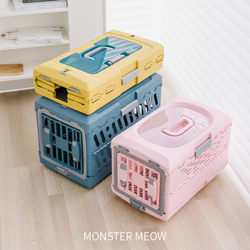 Дървен сгъваем преносник за кучета