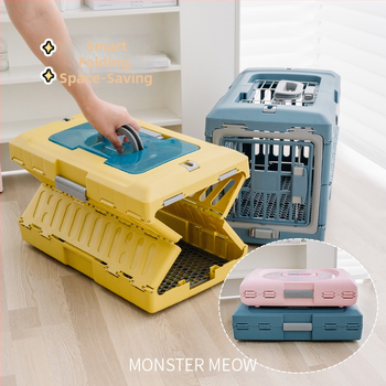 Дървен сгъваем преносник за кучета