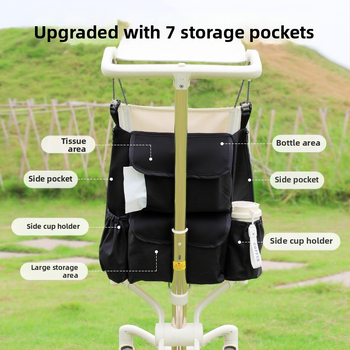 Lan feilin T2 органайзер за детска количка: кошница за съхранение, чанта за съхранение, подложка за седалката и раница‑носител • Код: 20250529 • Категория: Части • Материал: Друг • Марка: Lan feilin