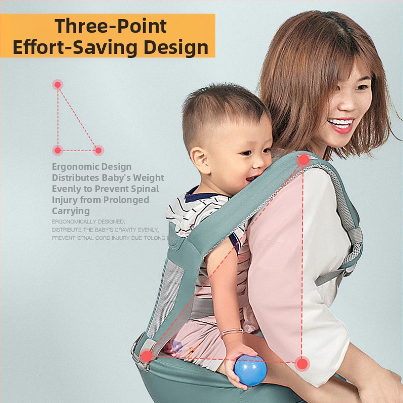 Kūdikio nešiojimo priemonė, visų metų laikams, kvėpuojanti, su priekinės laikymo funkcija ir daugiafunkcine juosmens sėdyne (Prekės ženklas: Unique; Kilmė: Kita; Importuota: Ne; Serija: Kita)