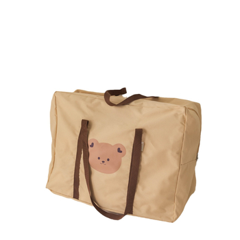 Παιδική τσάντα αποθήκευσης κλινοσκεπασμάτων με εκτύπωση κεφαλής ζώου, καμβάς, πολυλειτουργική, μεγάλη χωρητικότητα