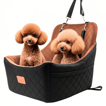 Кучешко гнездо за автомобил с удебелена бустер-подложка, свалящо се и лесно за почистване (Материал: плат; Произход: Дзешшо, Аньхуи; Марка: New Pet; Приложимо: кучета)