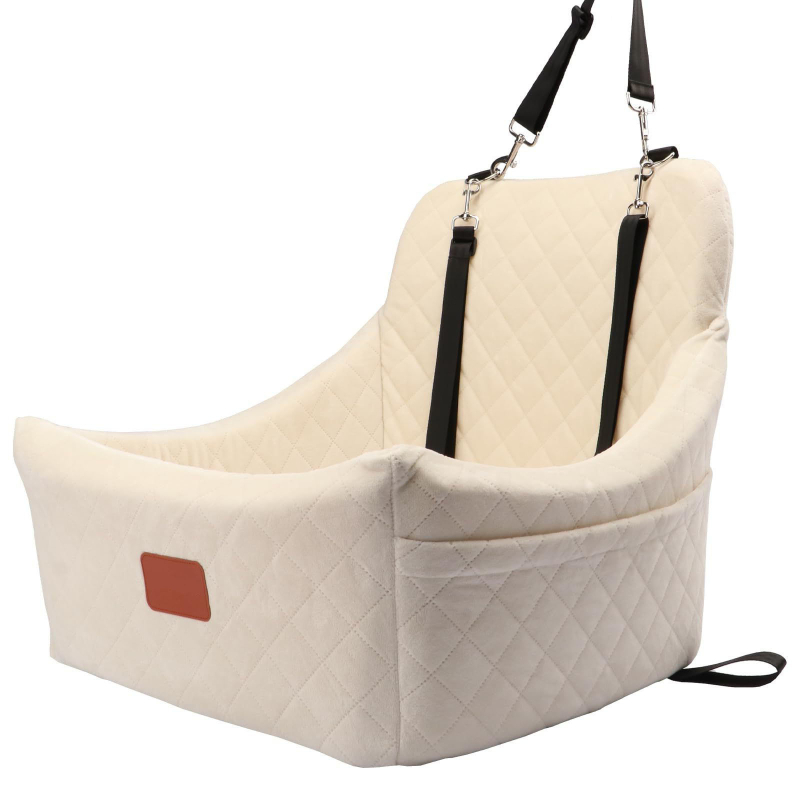 Кучешко гнездо за автомобил с удебелена бустер-подложка, свалящо се и лесно за почистване (Материал: плат; Произход: Дзешшо, Аньхуи; Марка: New Pet; Приложимо: кучета)