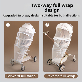 Ratiņu moskītu tīkls ar pilnu pārklājumu, vēja izturīgs, pret kukaiņiem, saules aizsardzība, saliekams