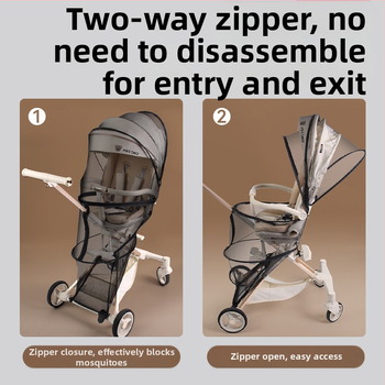 Ratiņu moskītu tīkls ar pilnu pārklājumu, vēja izturīgs, pret kukaiņiem, saules aizsardzība, saliekams