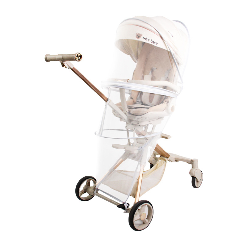 Ratiņu moskītu tīkls ar pilnu pārklājumu, vēja izturīgs, pret kukaiņiem, saules aizsardzība, saliekams