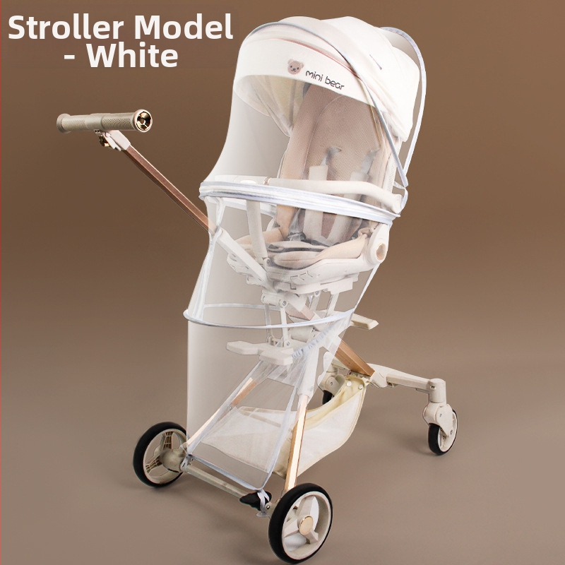 Ratiņu moskītu tīkls ar pilnu pārklājumu, vēja izturīgs, pret kukaiņiem, saules aizsardzība, saliekams