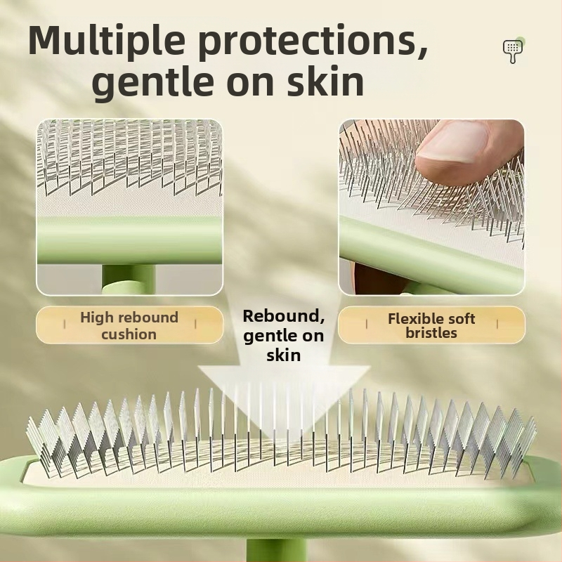 Игловиден гребен за домашни любимци - грижа за козината и разплитане, подходящ за кучета и котки (Бранд: JBN; Материал: Друг; Основна сфера: Друг)