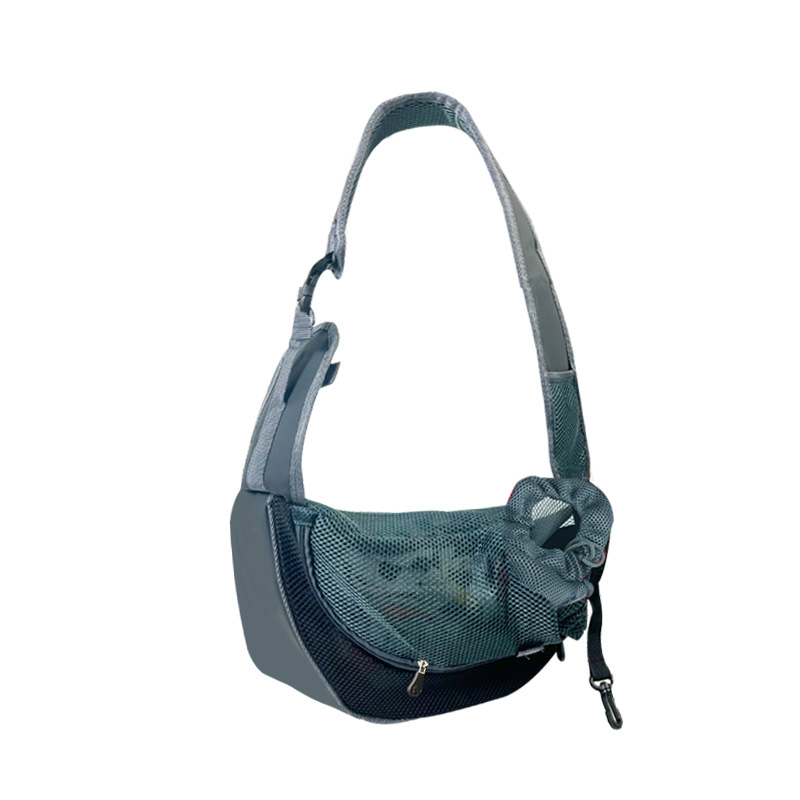 Tongbo minkšta PU gyvūnų krepšys katėms ir šunims – kvėpuojantis petinė krepšys pečių, 10 kg talpa