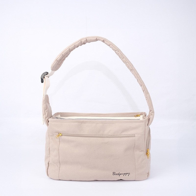 Mažų šunų nešiojimo krepšys, minkšta crossbody nešiojimo krepšys, nuimamas ir skalbiamas, audinys 95% poliesteris, 5% spandeksas, talpa iki 5 kg