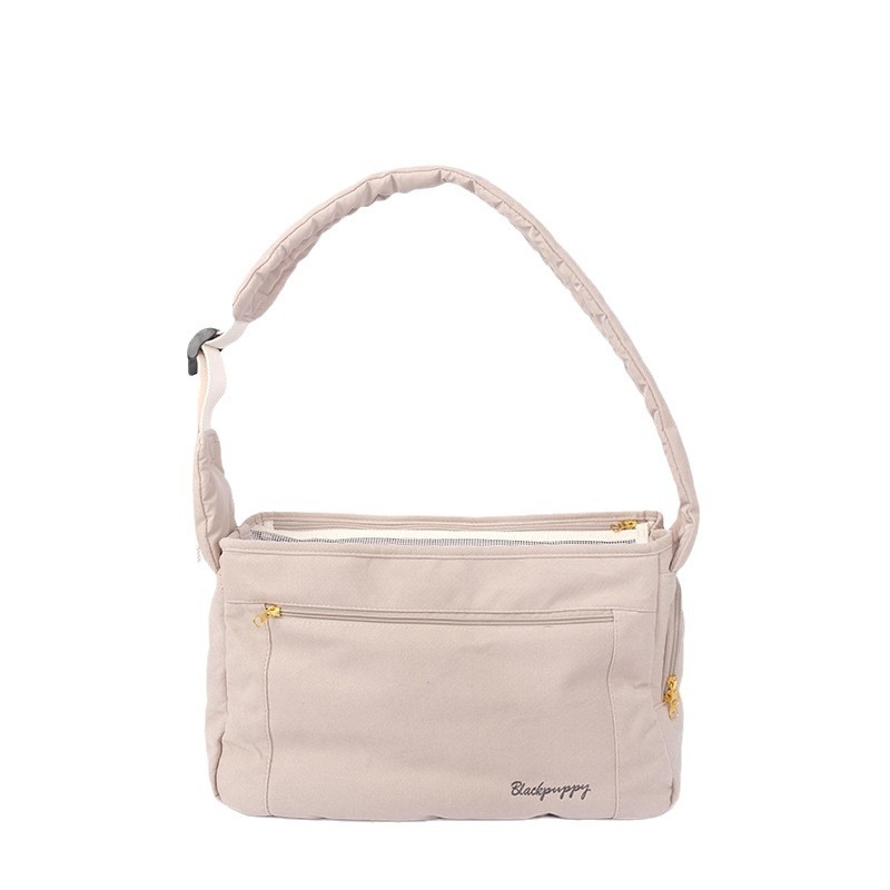 Mažų šunų nešiojimo krepšys, minkšta crossbody nešiojimo krepšys, nuimamas ir skalbiamas, audinys 95% poliesteris, 5% spandeksas, talpa iki 5 kg