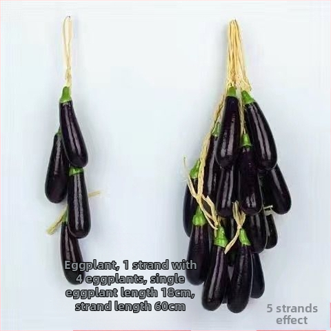 Vaisių ir daržovių vėrinė su kukurūzu, raudonąja paprika, česnaku ir dirbtiniais žemės riešutais – Kinų stiliaus dekoratyvinis aksesuaras namams ir restoranams (dovana bendraklasiams; Kalėdos; naujakuriams)