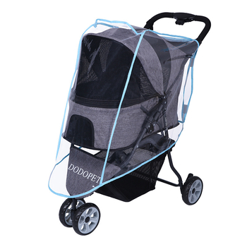 DODOPET Οικουμενικό Κάλυμμα Βροχής Καροτσιού – EVA Αντιανεμικό Κάλυμμα Βροχής για Καρότσια Μωρών και Κατοικίδιων