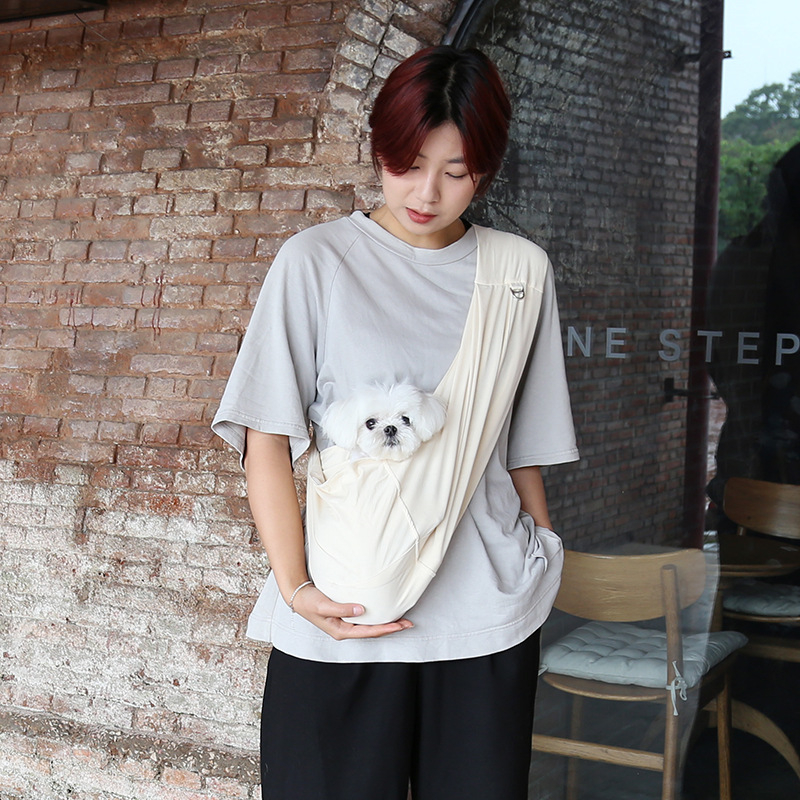 Petstyle kengūro stiliaus augintinio krepšys, minkštas audinys, kvėpuojanti tinklinė medžiaga, talpa iki 6,5 kg