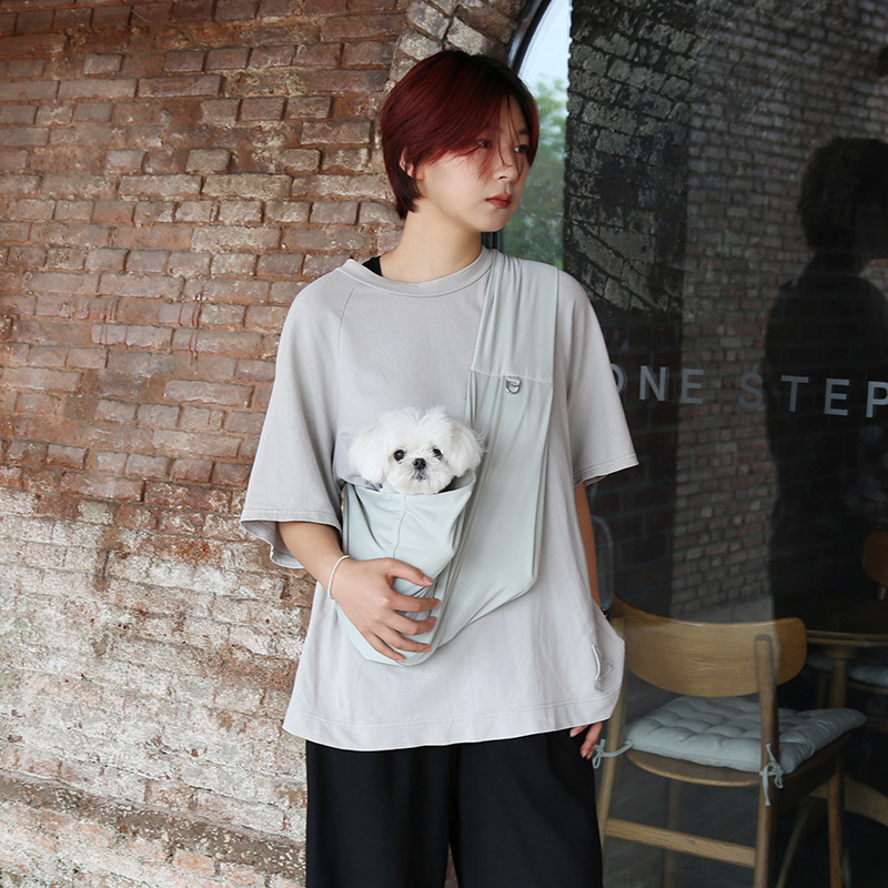 Petstyle kengūro stiliaus augintinio krepšys, minkštas audinys, kvėpuojanti tinklinė medžiaga, talpa iki 6,5 kg