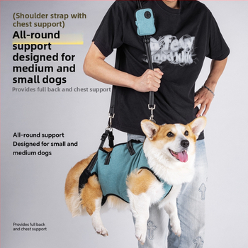 Ιμάντας θωρακικός-οπίσθιος για σκύλους, ρυθμιζόμενος, πολυεστέρας