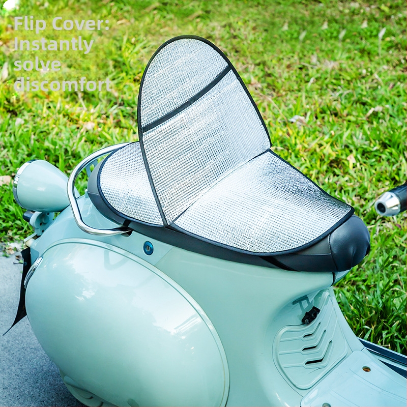 Калъф за седалка на електрически превоз със слънцезащита, топлоизолация, защита от изгаряне и водоустойчивост, памучно пълнеж, персонализируемо