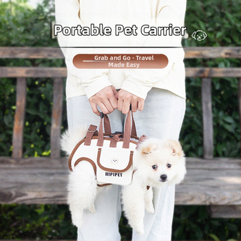 Σακίδιο μεταφοράς κατοικίδιου, Oxford ύφασμα, χωρητικότητα 6 kg, μαλακή κατασκευή, μεταφορά με το χέρι ή crossbody