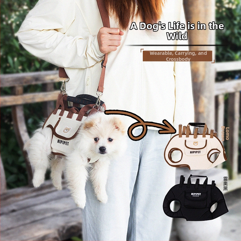 Портативна чанта-раница за домашни любимци, Oxford плат, капацитет 6 кг, мека конструкция, носене ръчно или през рамо