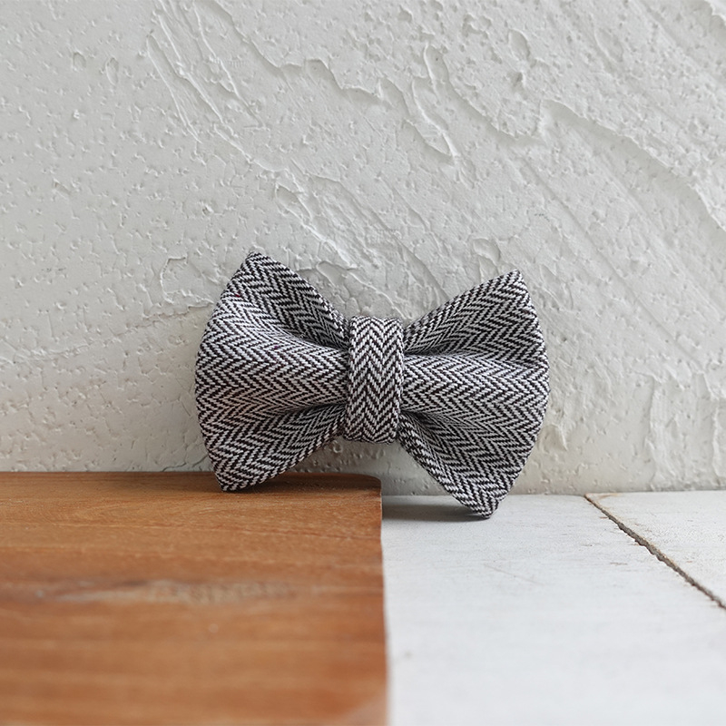 Macska nyakörv és csokornyakkendő — Színben illeszkedő poliészter, brit stílus, Guangdong eredet