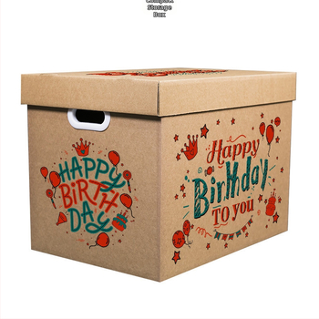 Χάρτινο κουτί με καπάκι για μετακόμιση και αποθήκευση, σε ιαπωνικό στυλ, κουτί δώρου