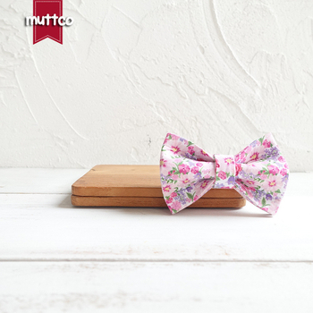 Κολάρο γάτας Muttco, φλοράλ μοτίο, πολυεστέρας, μοντέλο UCC-048