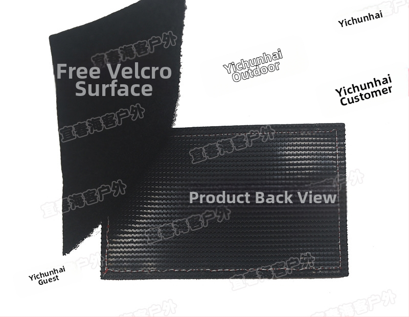 Velcro отзад емброидирана нашивка за облекло, POLIZEI надпис, Twill плат, марка BACK HAND