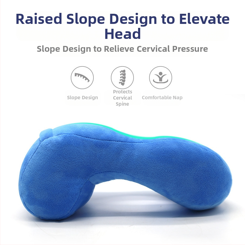 Miego pagalvė iš atminties putų vaikams ir studentams, biuro naudojimui, pritaikoma