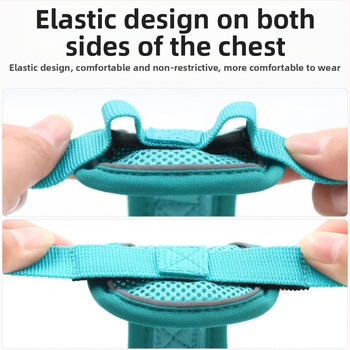 Katės krūtinės diržas – liemenės stiliaus dizainas, pasivaikščiojimams