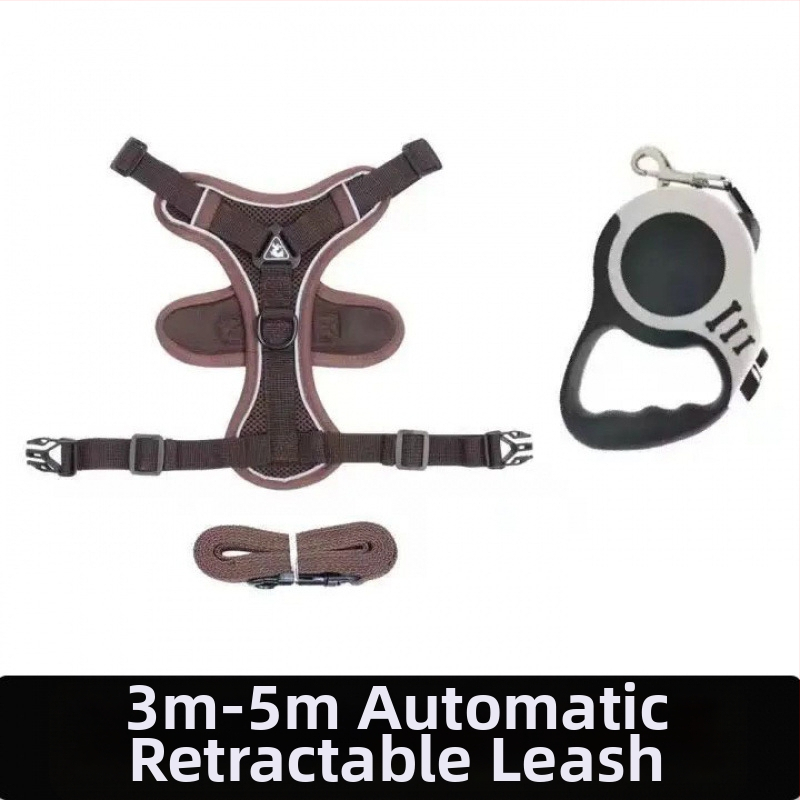 Katės krūtinės diržas – liemenės stiliaus dizainas, pasivaikščiojimams