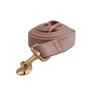 Σετ περιλαίμιου και λουριού για σκύλους από βελούδινο βαμβάκι με αναδιπλούμενο λουρί, μάρκα Flannelette