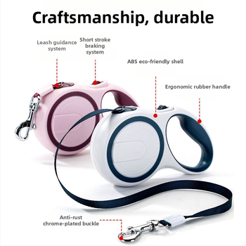 Hippy Dog λουρί σκύλου από νάιλον με αυτόματη επέκταση – επεκτειόμενο, κατάλληλο για σκύλους όλων των μεγεθών, 24 τεμάχια ανά κουτί