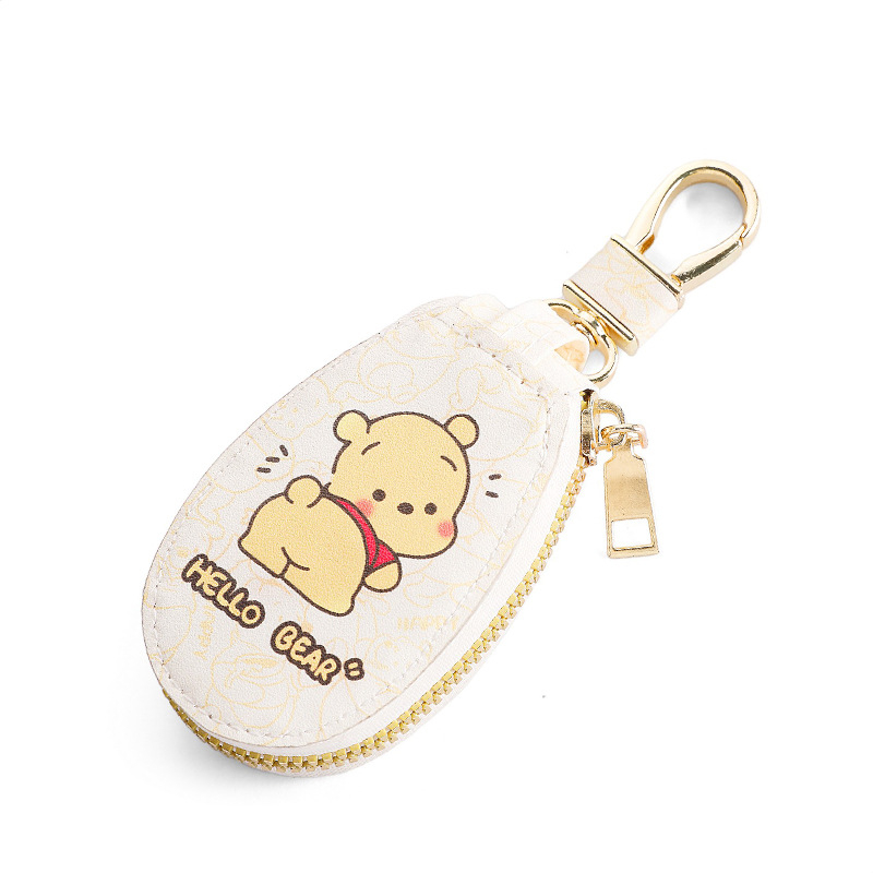 Raktų dėklas — daugiafunkcinis mini dizainas, PU medžiaga, animacinis motyvas, apsauga nuo vagystės, kasdieniam naudojimui