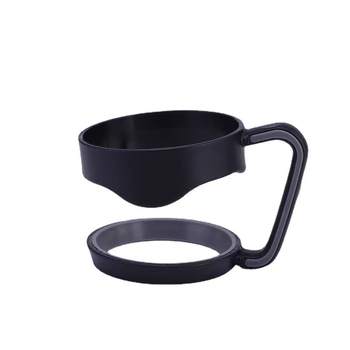 Puodelių rinkinys su plastine rankena ir automobilio puodelio laikiklis — Gold, Medžiaga: Audinys, Spausdintas logotipas, Personalizavimas, Modernus minimalistinis stilius, Pirmaklasė kokybė.