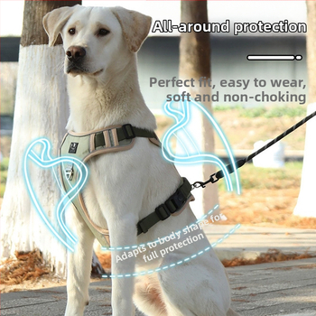 Γιλέκο-ζώνη για σκύλους Caterpillar, ρυθμιζόμενη, Oxford ύφασμα, θωρακική ζώνη, σε συσκευασία 100 τεμάχια