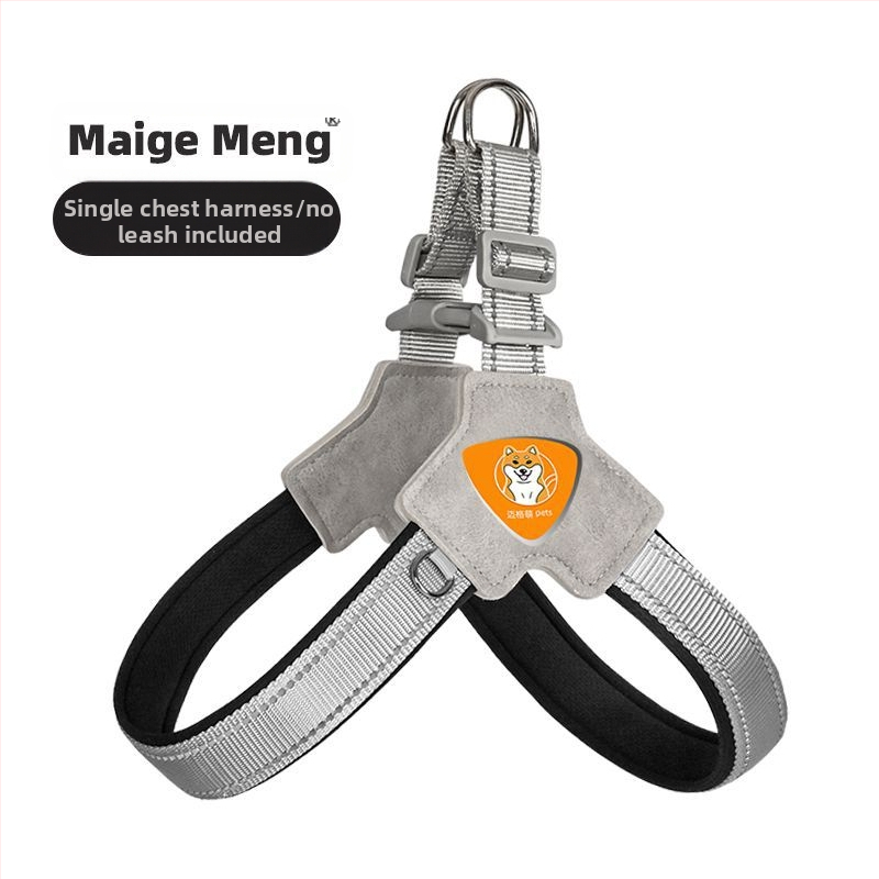 Šuns liemenė su krūtine diržu – ėjimui su pavadėliu