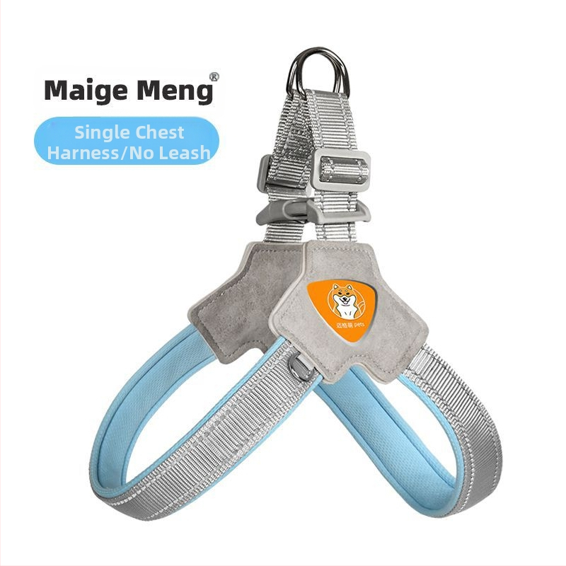 Šuns liemenė su krūtine diržu – ėjimui su pavadėliu