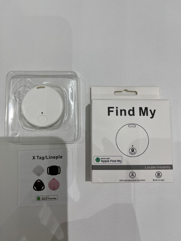 FIND-Y12 Apskritojo Pasaulio Lokatorius su Išmaniu Sekimu, dviejų krypčių dingimo sirena, veikimo diapazonas 10–15 m, 210 mAh baterija, ABS korpusas, 7,77 g, skirta piniginei, raktams ir naminiams gyvūnams