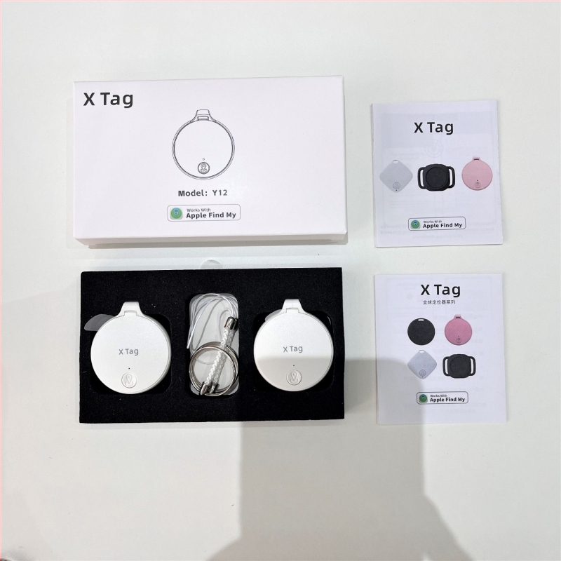 FIND-Y12 Apskritojo Pasaulio Lokatorius su Išmaniu Sekimu, dviejų krypčių dingimo sirena, veikimo diapazonas 10–15 m, 210 mAh baterija, ABS korpusas, 7,77 g, skirta piniginei, raktams ir naminiams gyvūnams