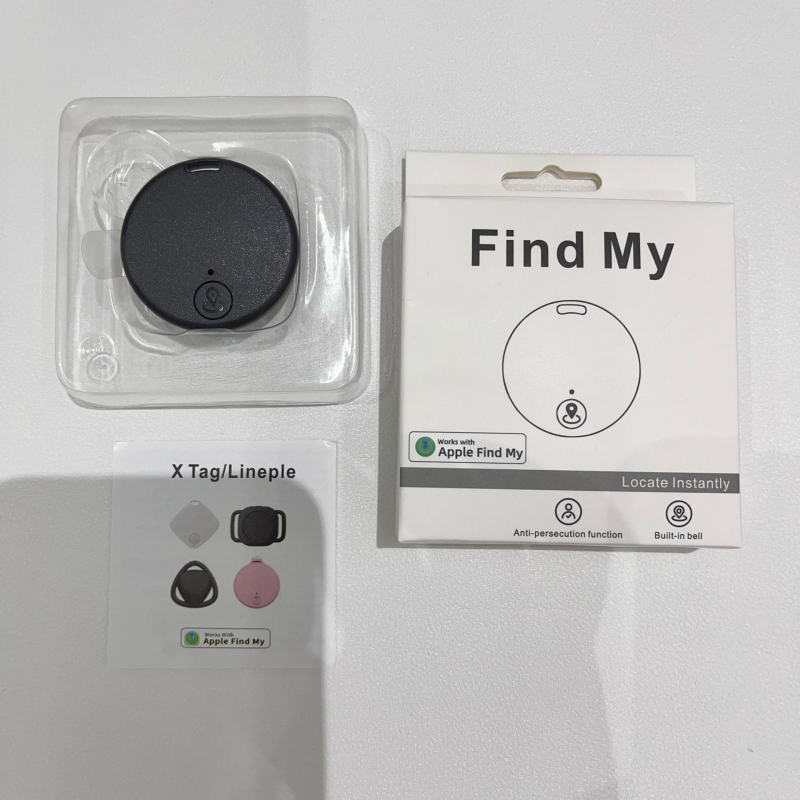 FIND-Y12 Apskritojo Pasaulio Lokatorius su Išmaniu Sekimu, dviejų krypčių dingimo sirena, veikimo diapazonas 10–15 m, 210 mAh baterija, ABS korpusas, 7,77 g, skirta piniginei, raktams ir naminiams gyvūnams