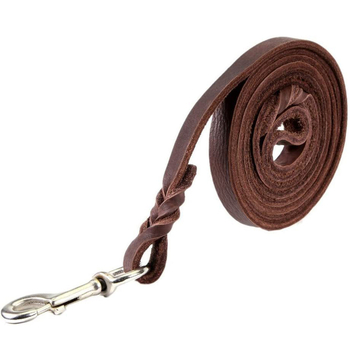 Λουρί σκύλου από δέρμα κορυφαίας ποιότητας, στυλ σχοινιού, λωρίδα πρόσφυσης