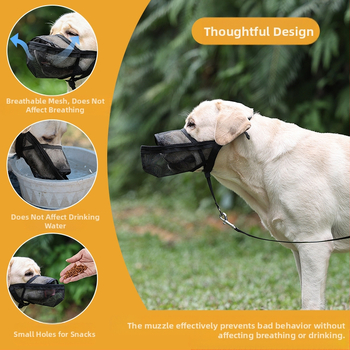 Šunų muzelis iš poliesterio, prekės ženklas doglemi, pakuotė 50, IP leidimas: Ne